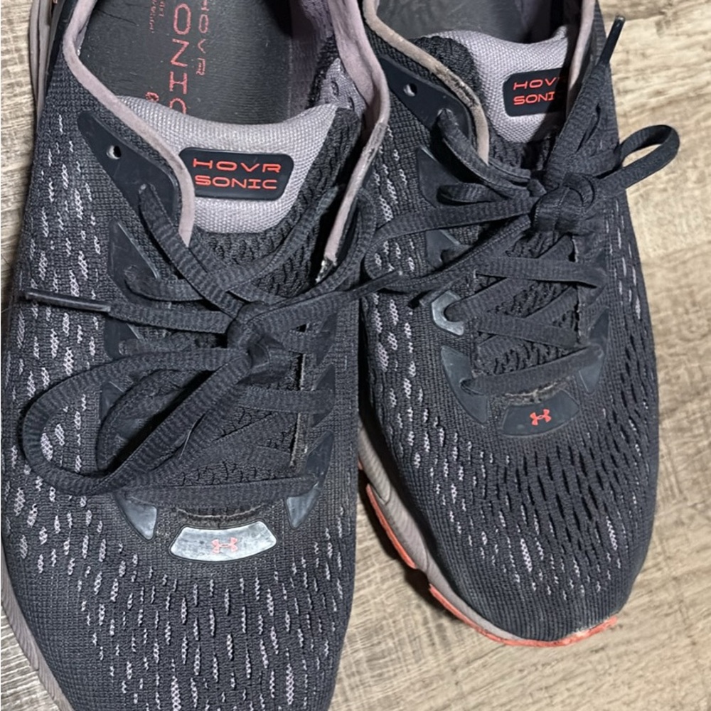 Under Armour HOVR Sonic Black and Gray Sneakers